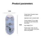 Multi cor luz do carro sem fio led toque luz telhado sensor de leitura lâmpada mini luz carregamento usb acessórios interiores automóveis