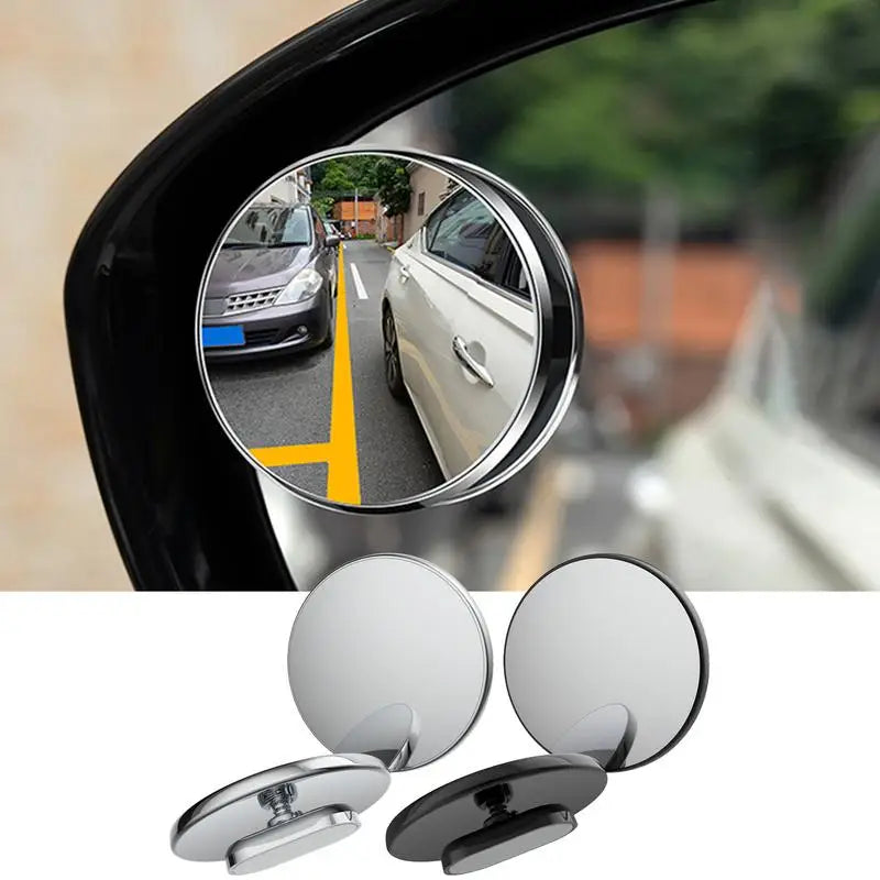 Car Blind Spot Spots Espelhos Convexos, de alta definição Car Rear View Espelhos, Blindspot, Fish Eye Shapes, 2pcs