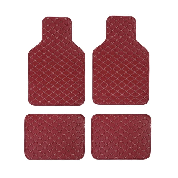 4 pçs tapetes do carro tapete conjunto universal ajuste tapetes do carro proteção, auto dianteiro & traseiro tapete para sedan suv caminhão