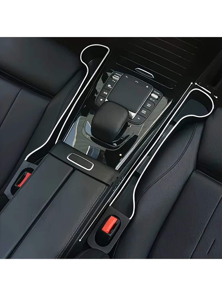 Organizador de suporte de copo de carro de 2 unidades - Caixa de armazenamento multifuncional para assentos dianteiros e traseiros