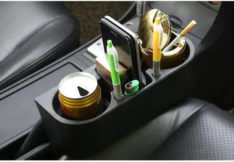 Suporte de copo do carro bebidas titular organizador interior automóvel portátil multifuncional assento do veículo gap copo garrafa telefone bebida suporte caixas