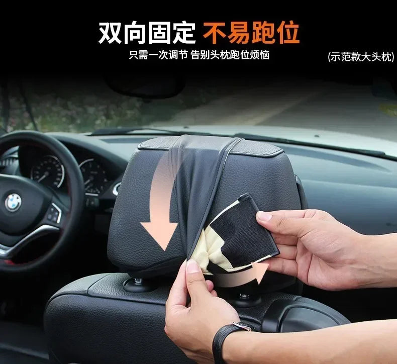 Almofada de assento de encosto de cabeça de carro respirável travesseiro de espuma de memória apoio de cabeça descanso de pescoço para carros travesseiros de viagem encosto de espuma de memória 3d