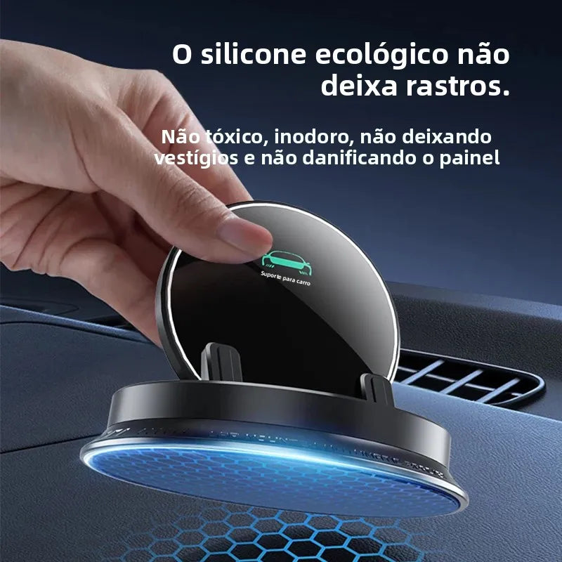 Painel de montagem de suporte de telefone para carro elétrico, 360 °   Suporte giratório do telefone celular do painel, suporte multifuncional do telefone para iPhone