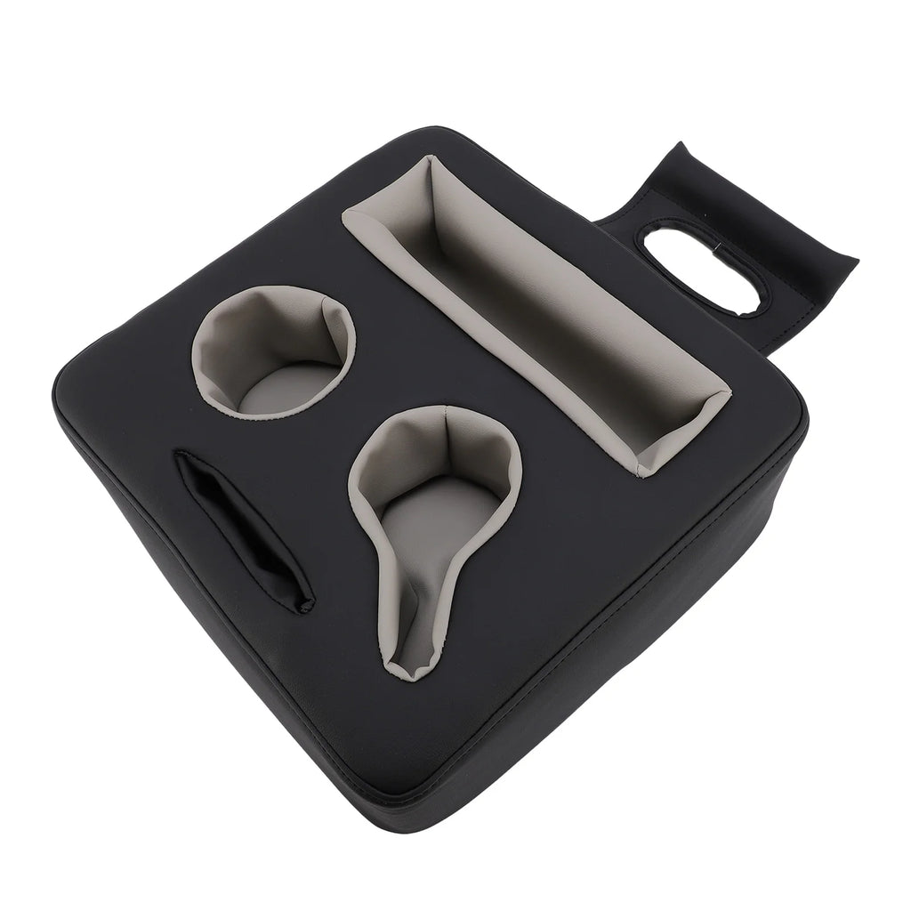Organizador de copos para banco traseiro de carro, suporte de copo para banco traseiro de carro, fácil de limpar, estável, manter ordenado, versátil para sofá-cama para bebidas, lanches