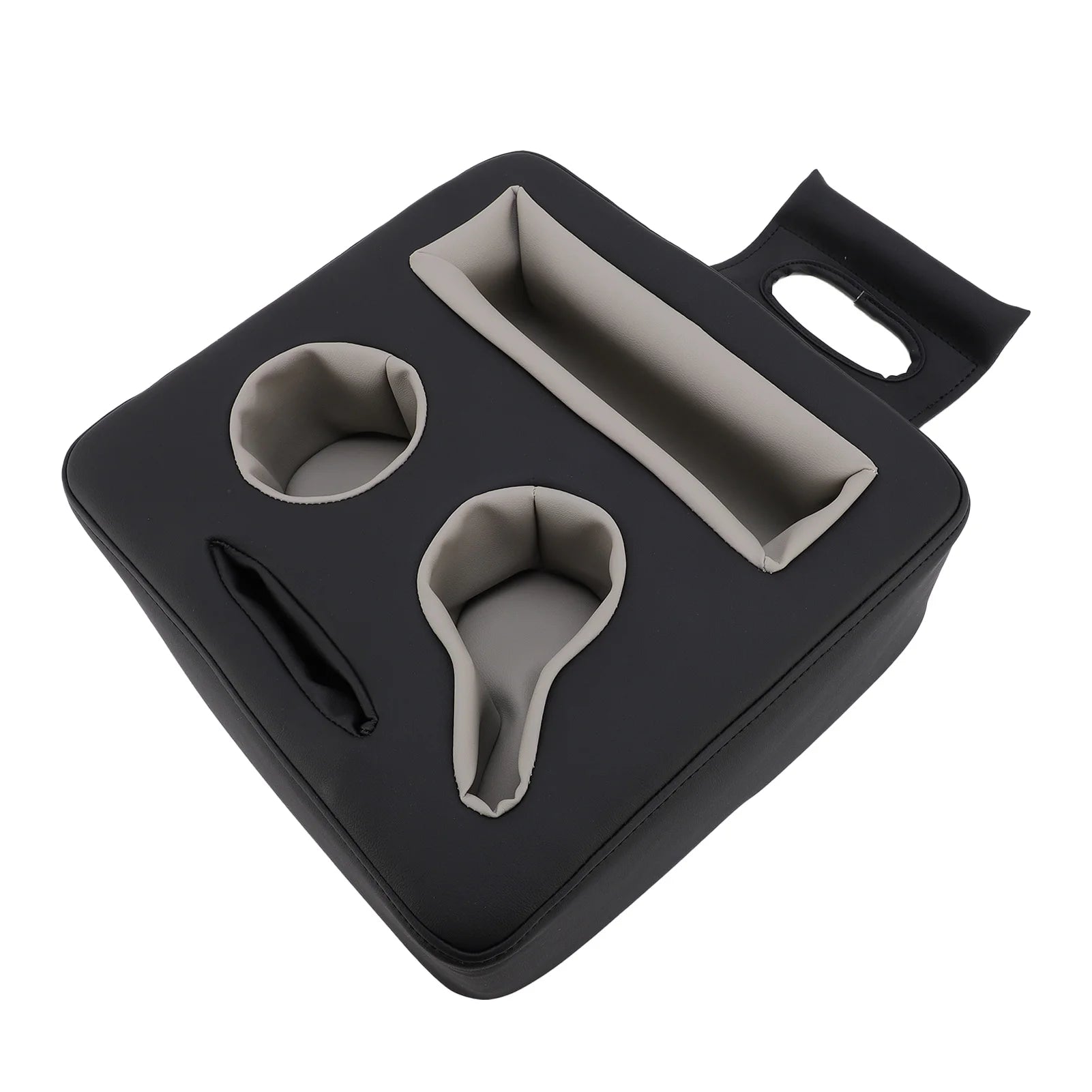 Organizador de copos para banco traseiro de carro, suporte de copo para banco traseiro de carro, fácil de limpar, estável, manter ordenado, versátil para sofá-cama para bebidas, lanches