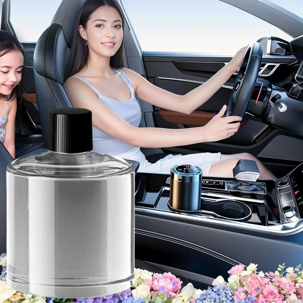 Ambientador de ar do carro aromaterapia substituição cheiro luz ambientador teto perfume estrelado ar ambiente automático céu auto i1t7