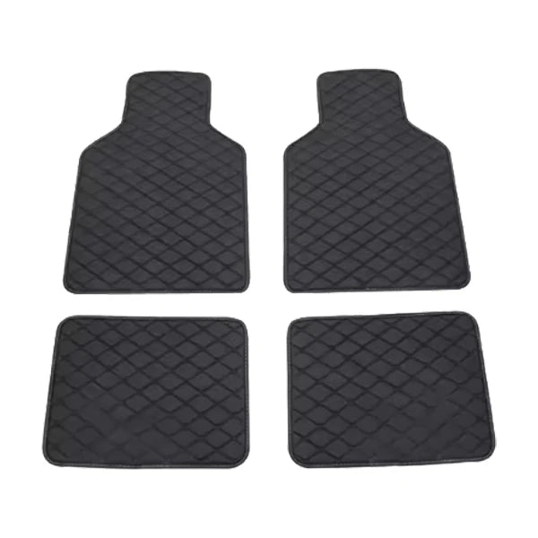 4 pçs tapetes do carro tapete conjunto universal ajuste tapetes do carro proteção, auto dianteiro & traseiro tapete para sedan suv caminhão