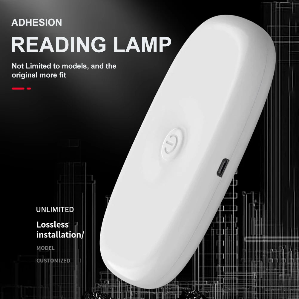 Carro led luzes de toque sem fio luz interior magnética luz da porta automática telhado lâmpada leitura usb recarregável 5v