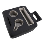 Organizador de copos para banco traseiro de carro, suporte de copo para banco traseiro de carro, fácil de limpar, estável, manter ordenado, versátil para sofá-cama para bebidas, lanches