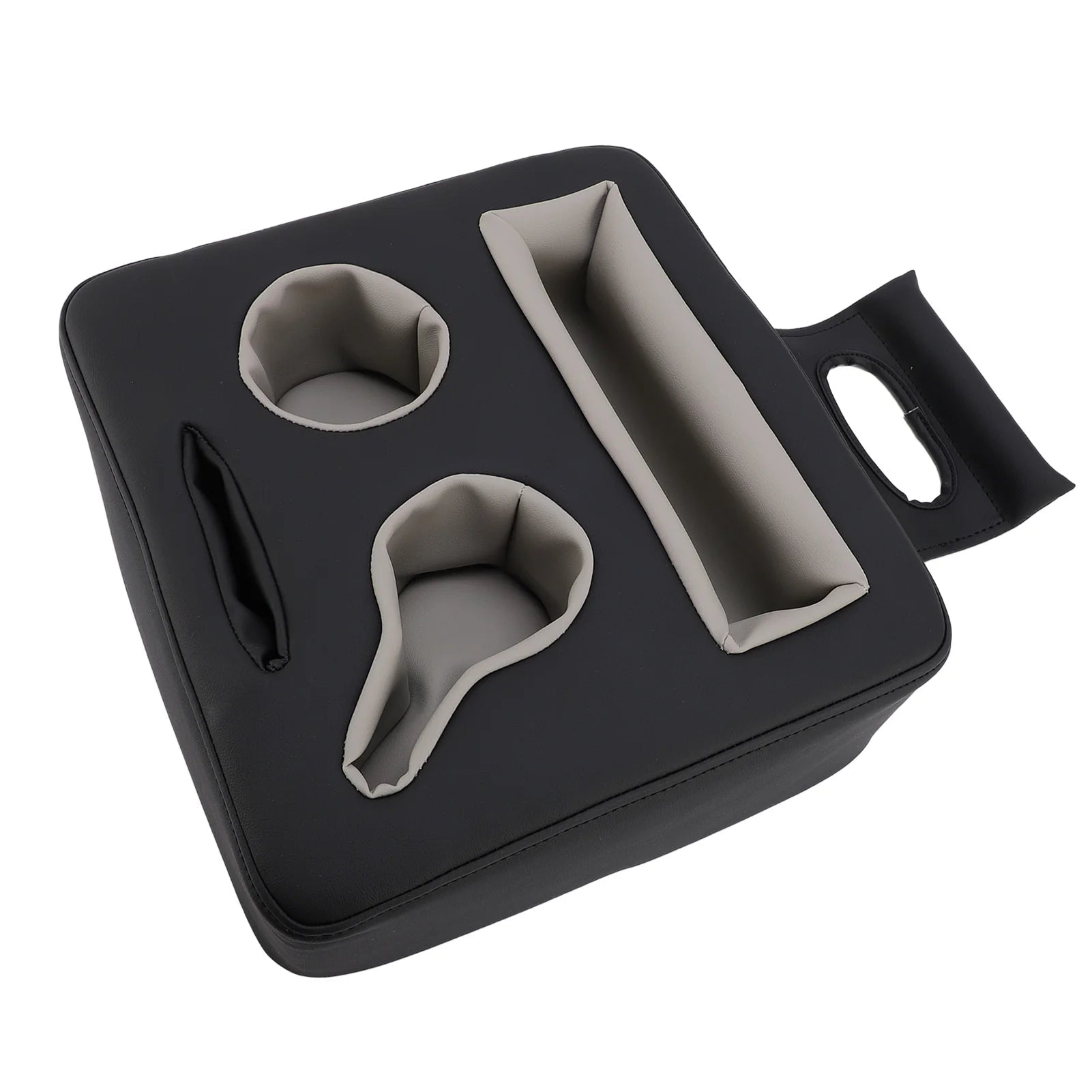 Organizador de copos para banco traseiro de carro, suporte de copo para banco traseiro de carro, fácil de limpar, estável, manter ordenado, versátil para sofá-cama para bebidas, lanches