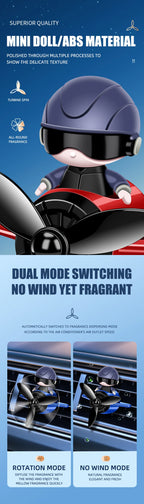 Ambientador de ar do carro perfume difusor piloto solar rotação automática aromaterapia saída ar fragrância auto interior suprimentos