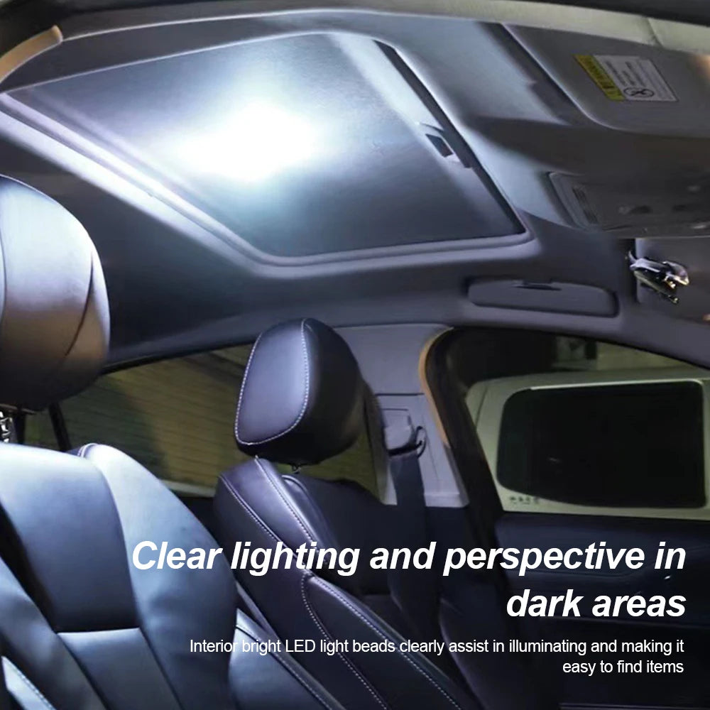 Multi cor luz do carro sem fio led toque luz telhado sensor de leitura lâmpada mini luz carregamento usb acessórios interiores automóveis