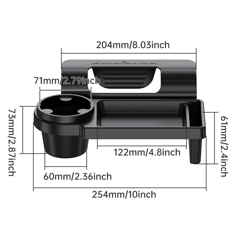 Multi Funcional Carro Organizador Caixa com Cup Drink Holder, Pendurado Armazenamento Rack, Porta Lateral e Janela Bolso, Peças Interior do Carro